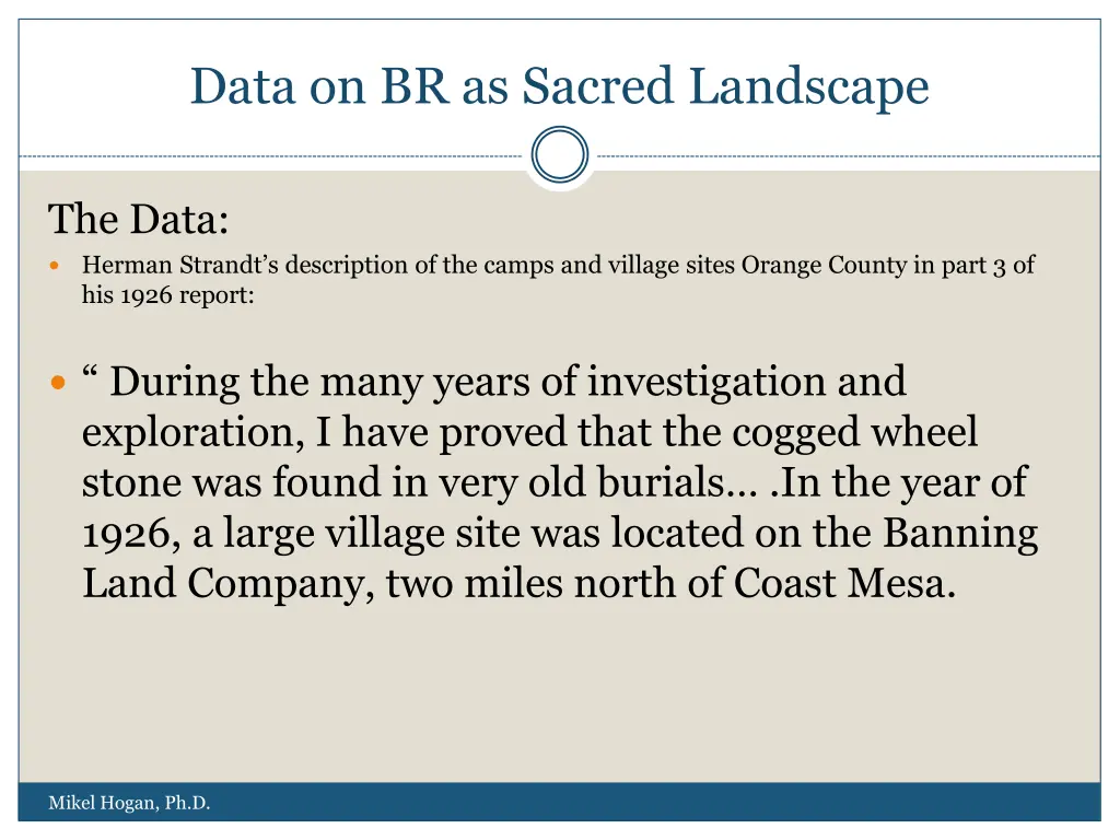 data on br as sacred landscape 1