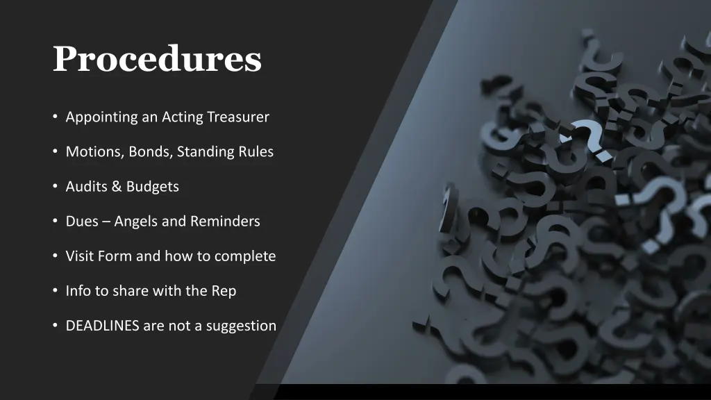 procedures
