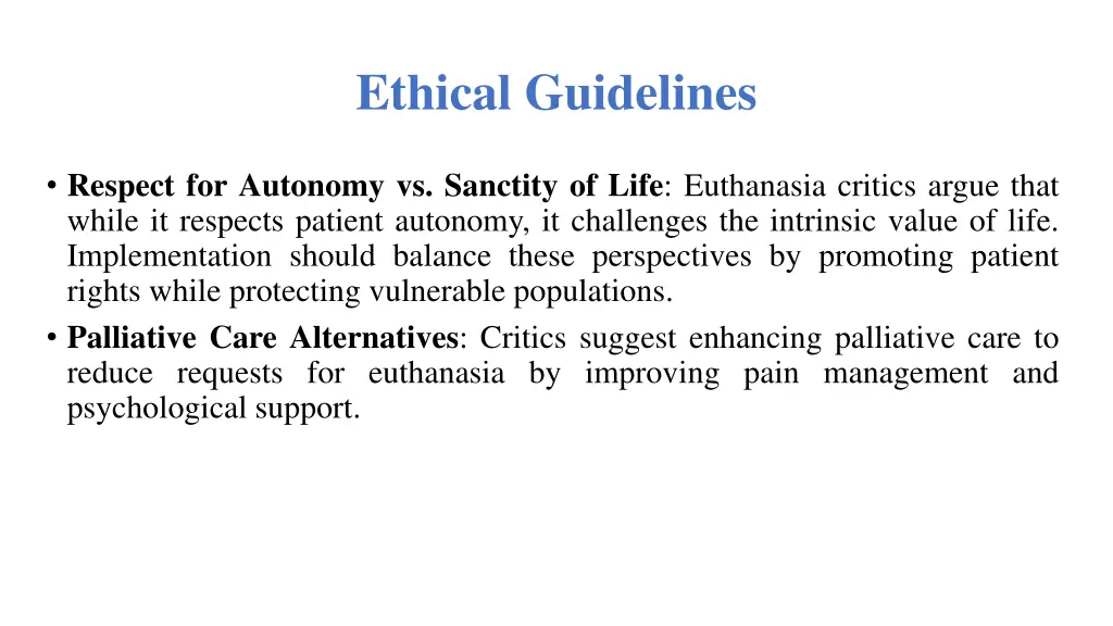 ethical guidelines