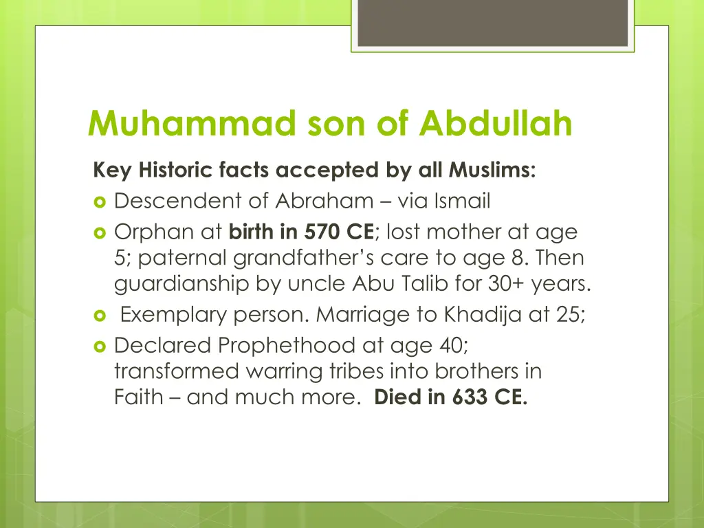 muhammad son of abdullah