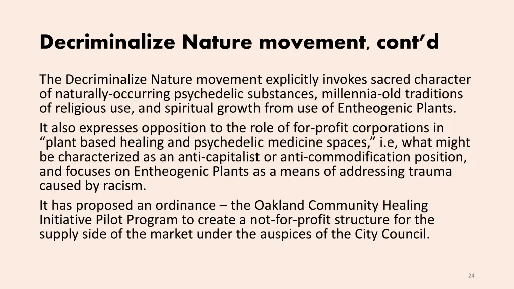 decriminalize nature movement cont d