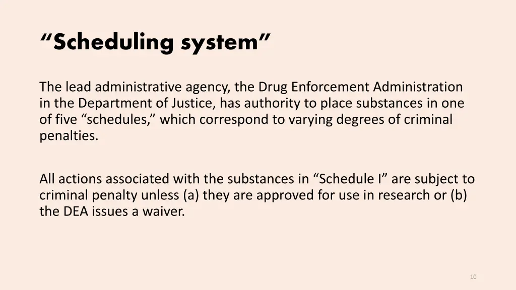 scheduling system