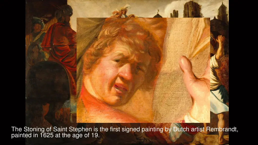 the stoning of saint stephen is the first signed 1