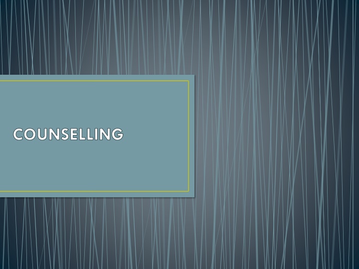 counselling