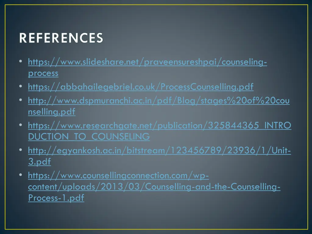 references
