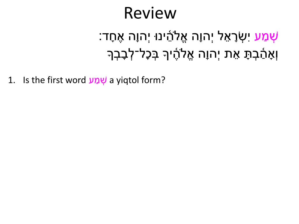 review