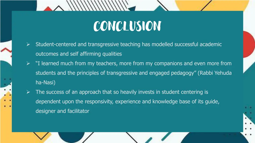 conclusion