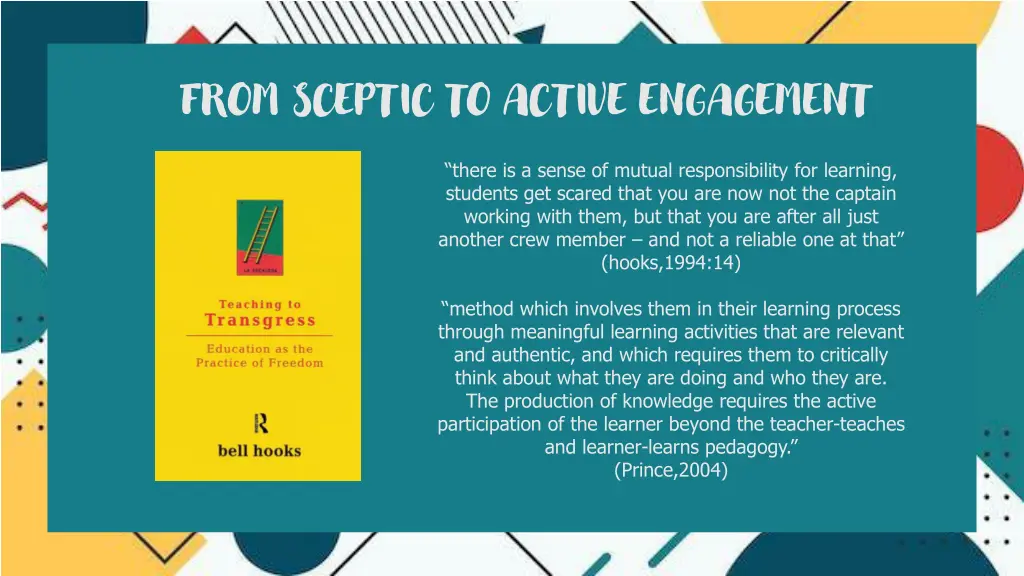 from sceptic to active engagement