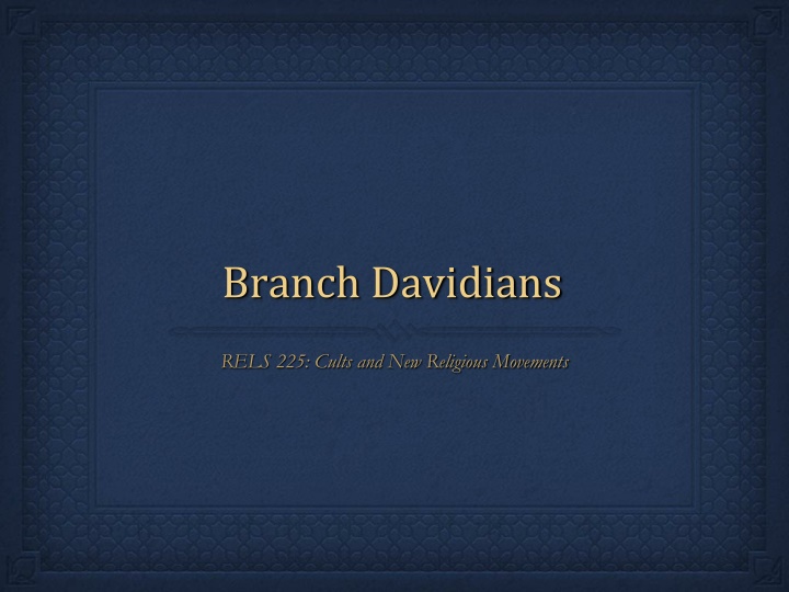 branch davidians
