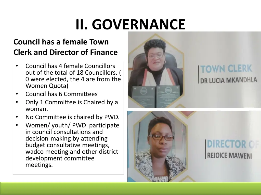 ii governance