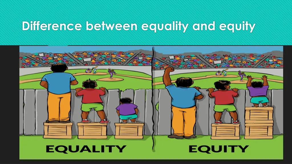 difference between equality and equity