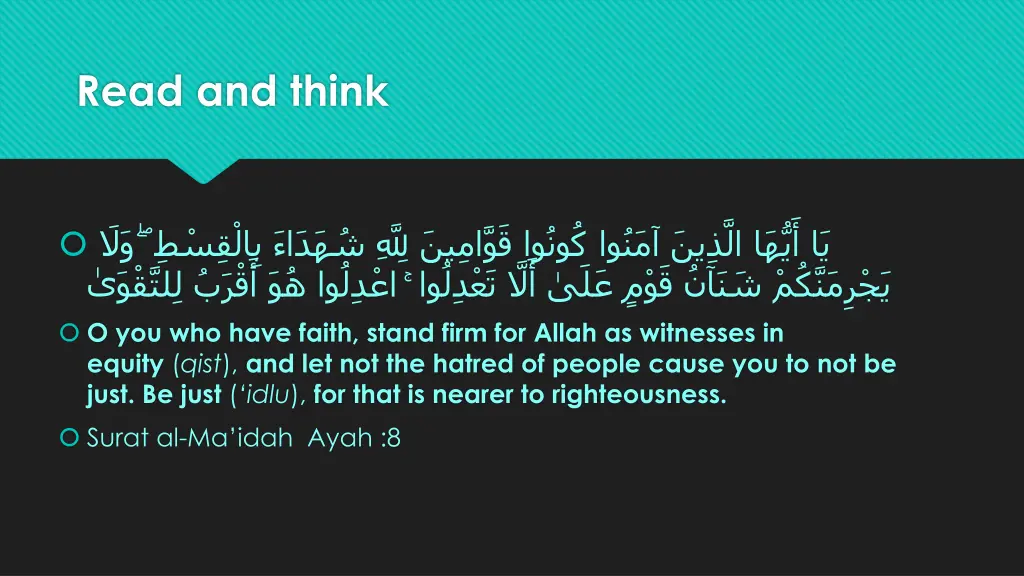 read and think 1