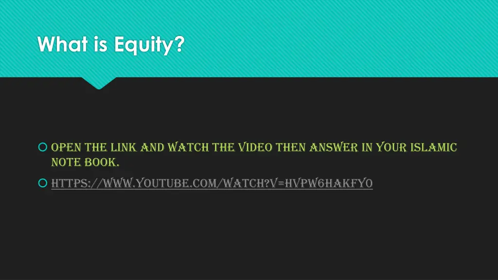what is equity