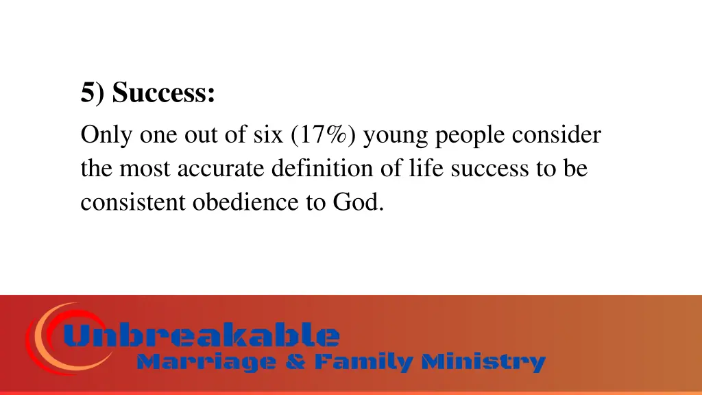 5 success only one out of six 17 young people
