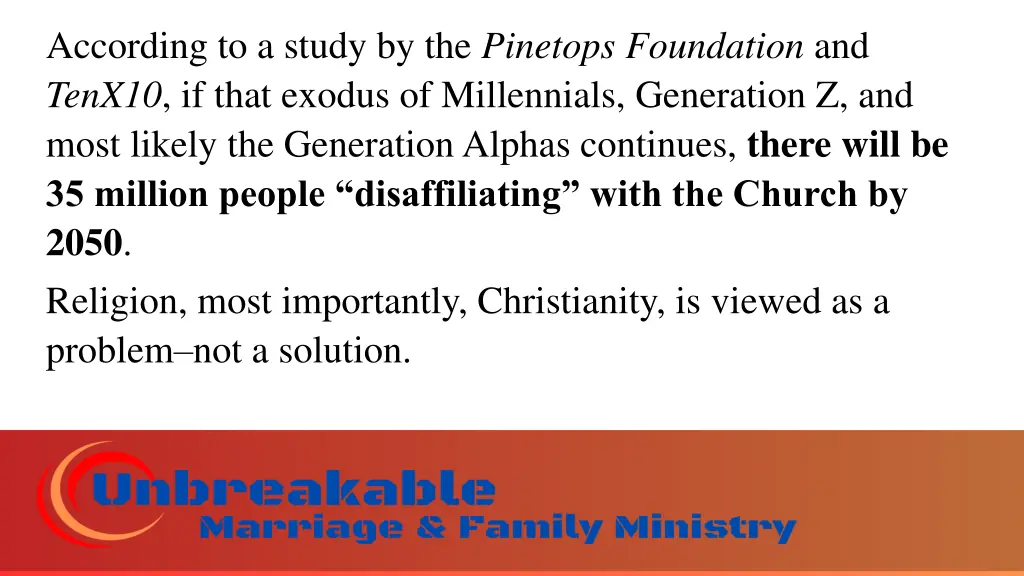 according to a study by the pinetops foundation