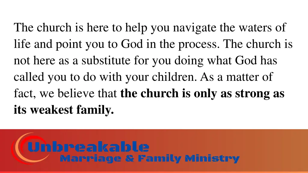 the church is here to help you navigate