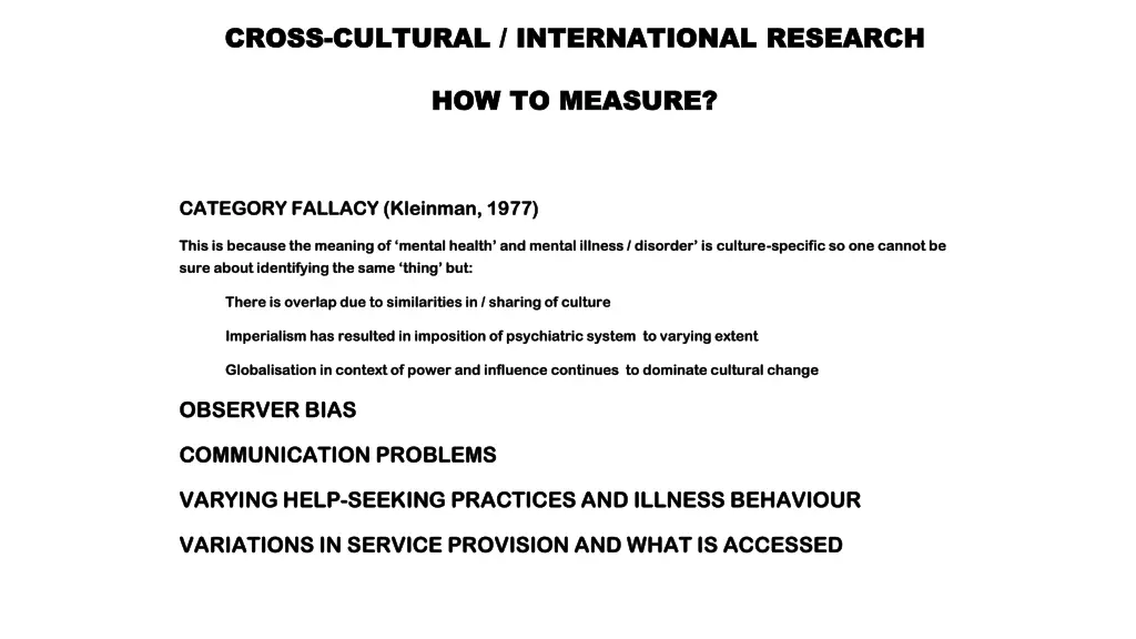 cross cross cultural international research