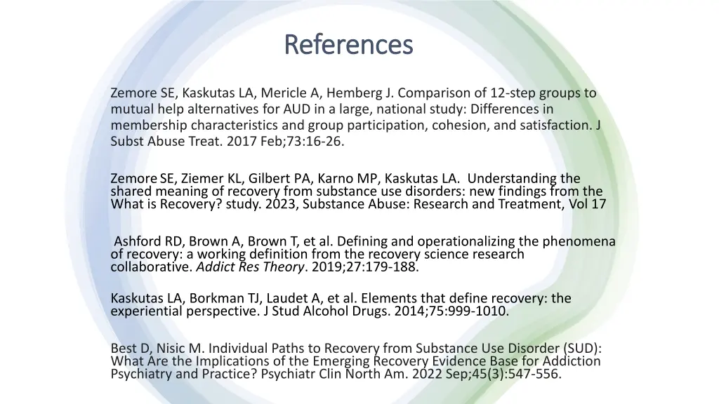 references references