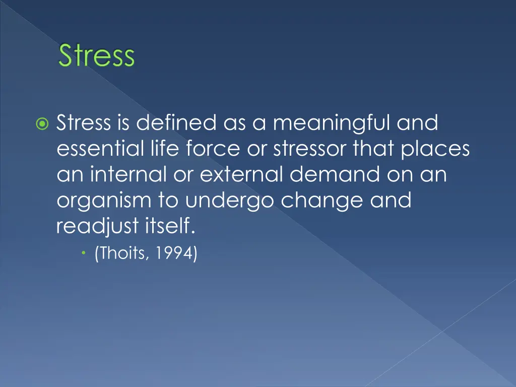 stress