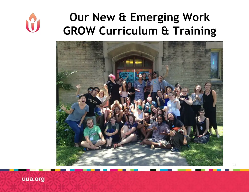 our new emerging work grow curriculum training