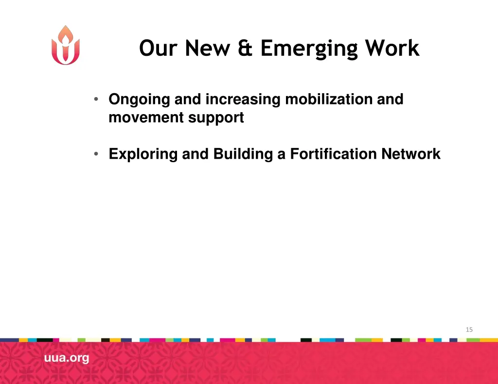 our new emerging work