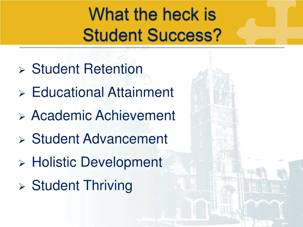 student retention