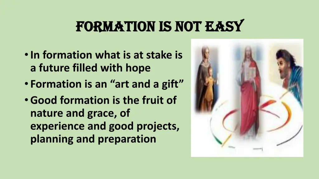 formation is not easy formation is not easy