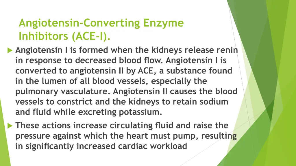 angiotensin converting enzyme inhibitors