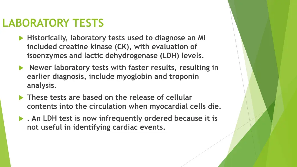 laboratory tests