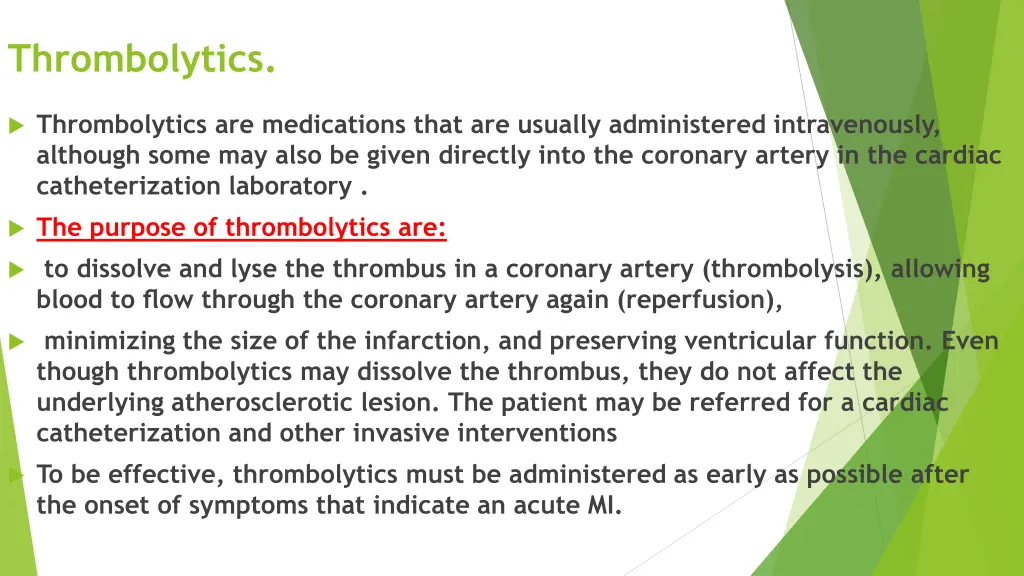 thrombolytics