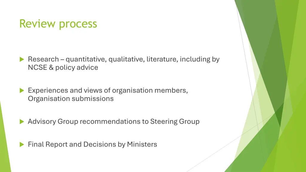 review process