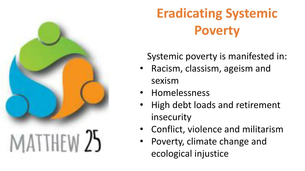 eradicating systemic poverty 1
