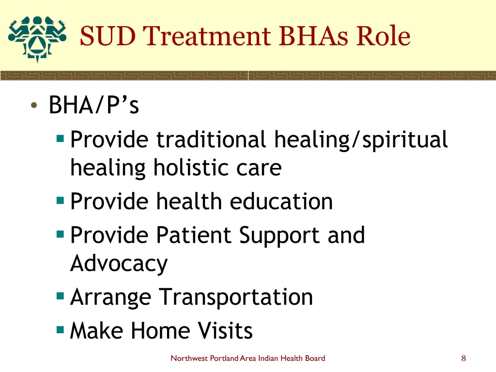 sud treatment bhas role