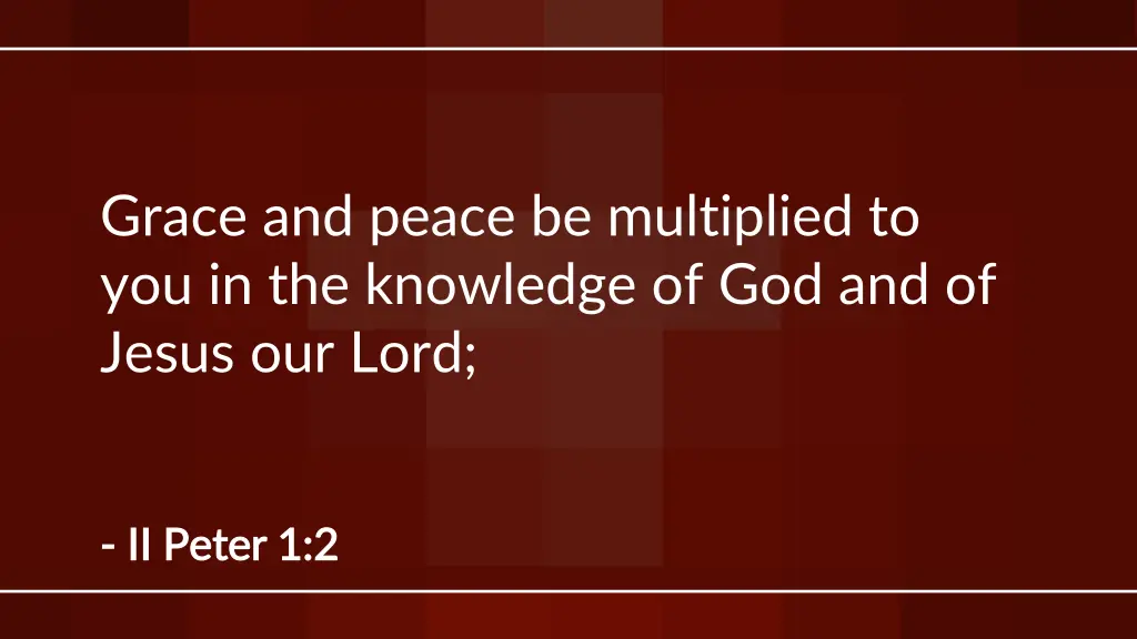 grace and peace be multiplied