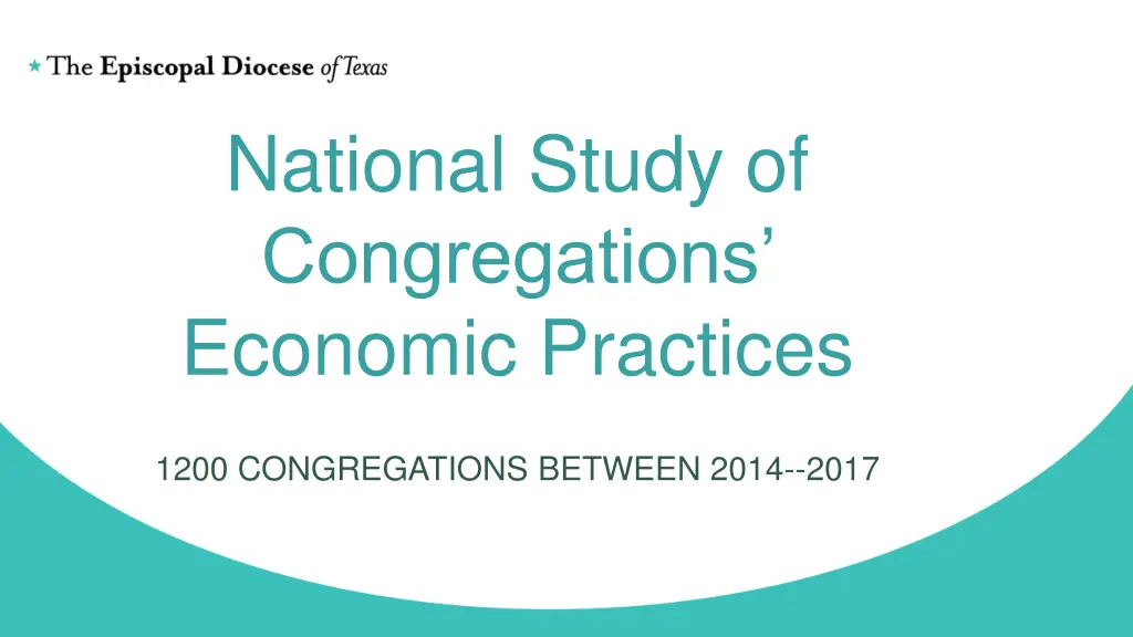 national study of congregations economic practices