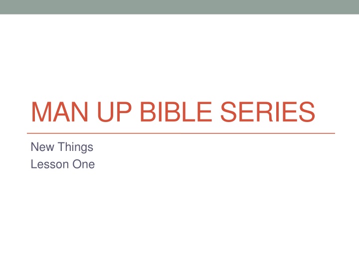 man up bible series