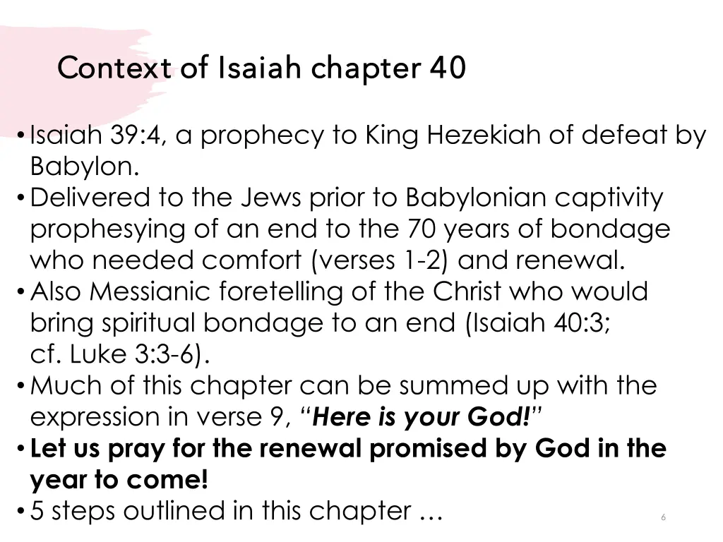context of isaiah chapter 40 context of isaiah