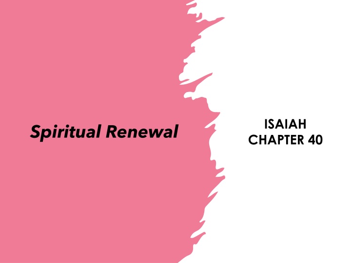 isaiah chapter 40