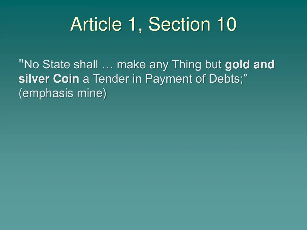 article 1 section 10