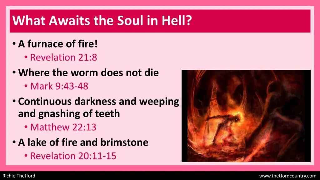 what awaits the soul in hell 1