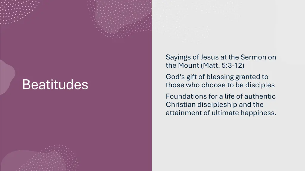 sayings of jesus at the sermon on the mount matt