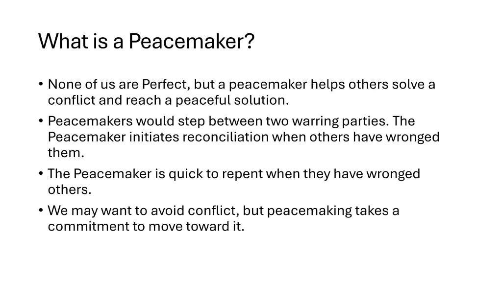 what is a peacemaker