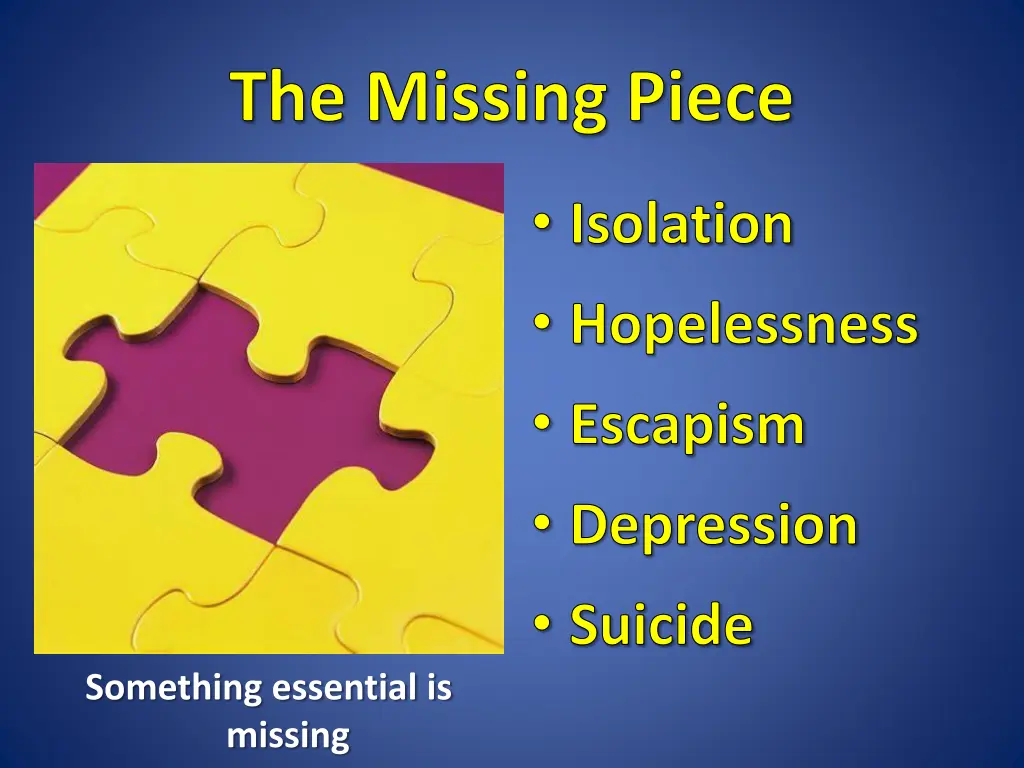 the missing piece