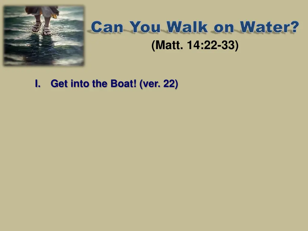 matt 14 22 33 1
