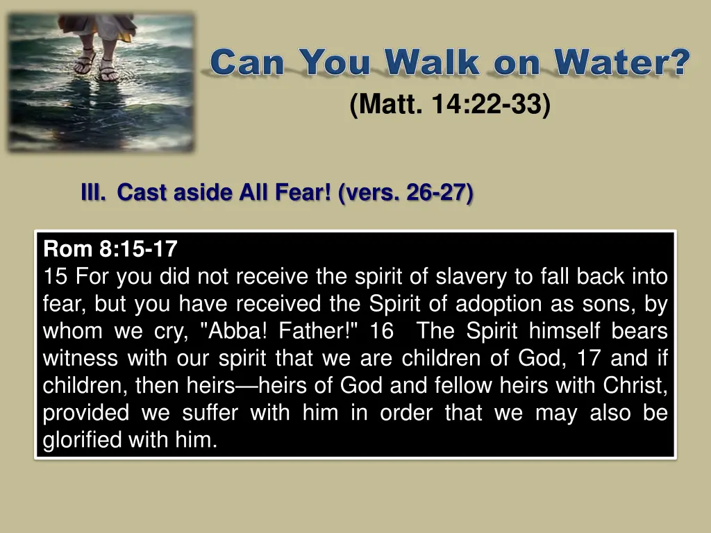 matt 14 22 33 4