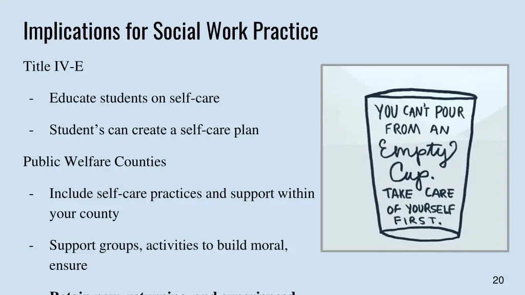 implications for social work practice