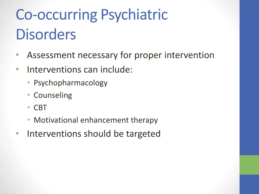 co occurring psychiatric disorders 1