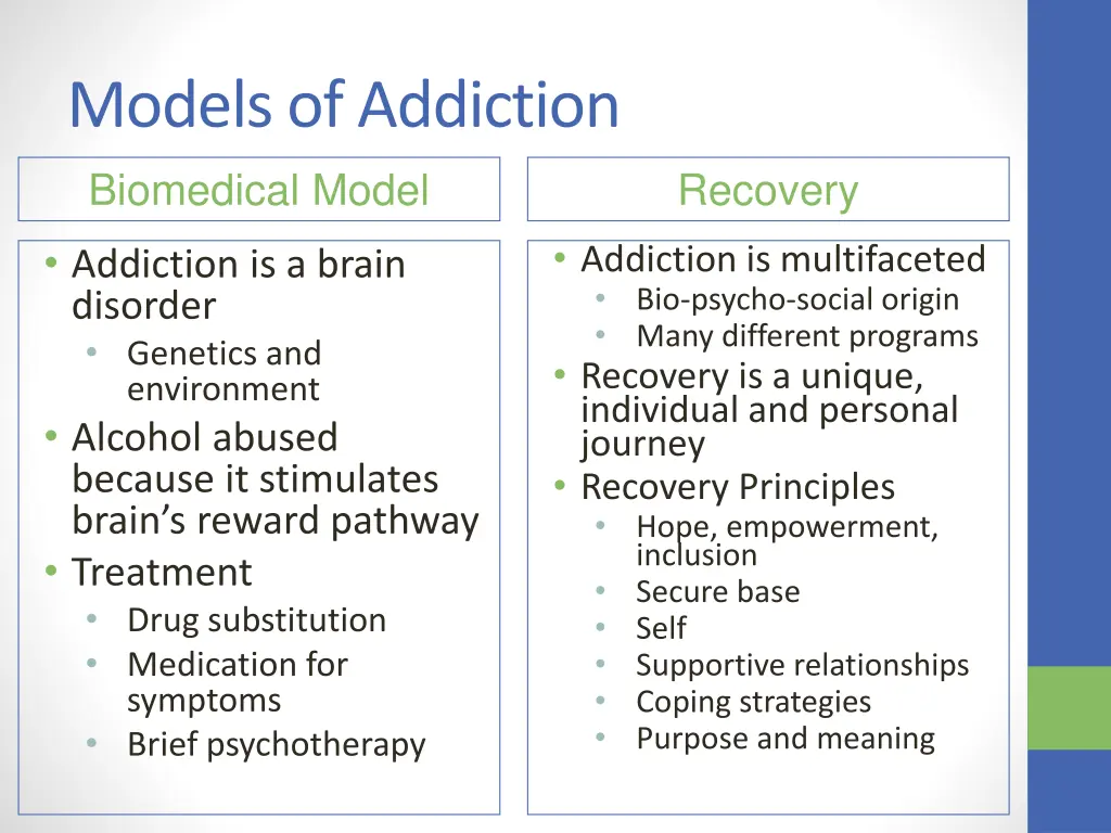 models of addiction 2
