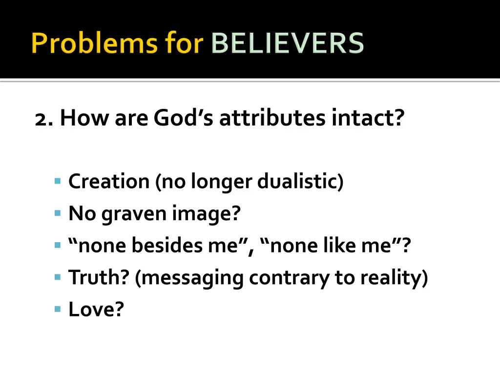 2 how are god s attributes intact 1