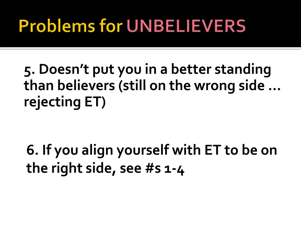 5 doesn t put you in a better standing than